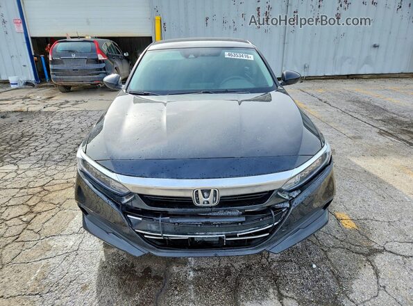 1HGCV1F16NA060775 2022 HONDA ACCORD Black Դիմացի տեսք
