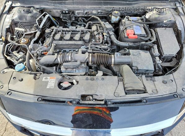 1HGCV1F16NA060775 2022 HONDA ACCORD Black Սալոնի հետևի տեսք