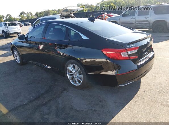 1HGCV1F17LA032691 2020 HONDA ACCORD Black Задня ліва чверть