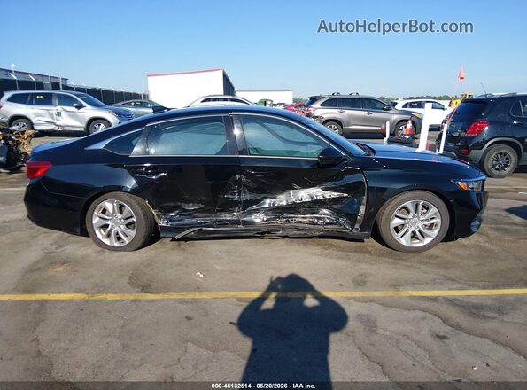 1HGCV1F17LA032691 2020 HONDA ACCORD Black Вид задньої частини салону