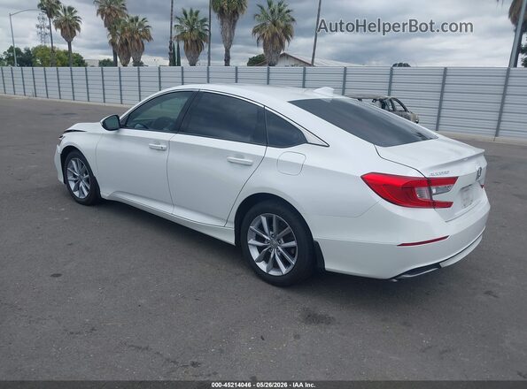 1HGCV1F17MA077793 2021 HONDA ACCORD White Trasero izquierdo