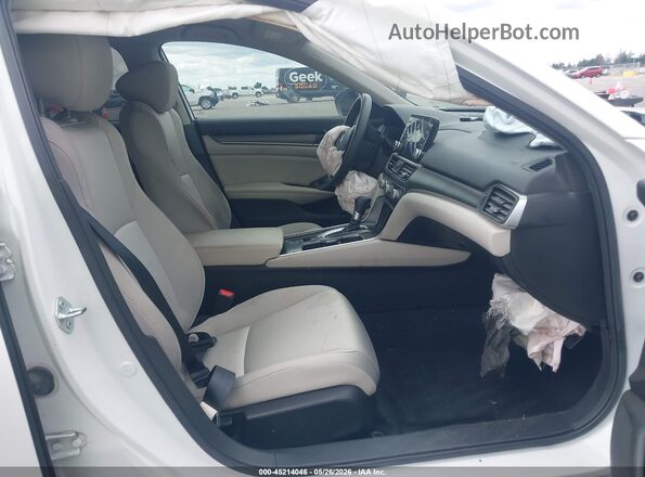1HGCV1F17MA077793 2021 HONDA ACCORD White Vista interior delantera