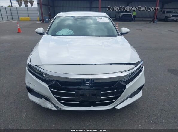 1HGCV1F17MA077793 2021 HONDA ACCORD White Vista del cuadro de instrumentos