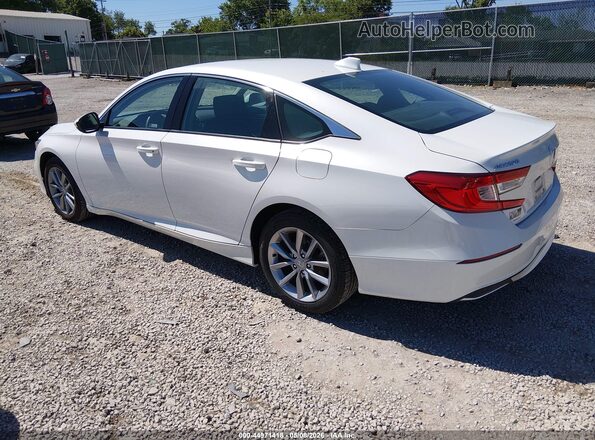 1HGCV1F17MA078927 2021 HONDA ACCORD Белый Задняя левая четверть