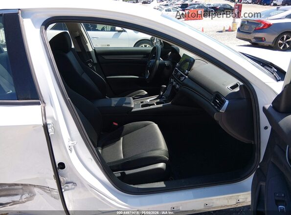 1HGCV1F17MA078927 2021 HONDA ACCORD Белый Вид салона спереди