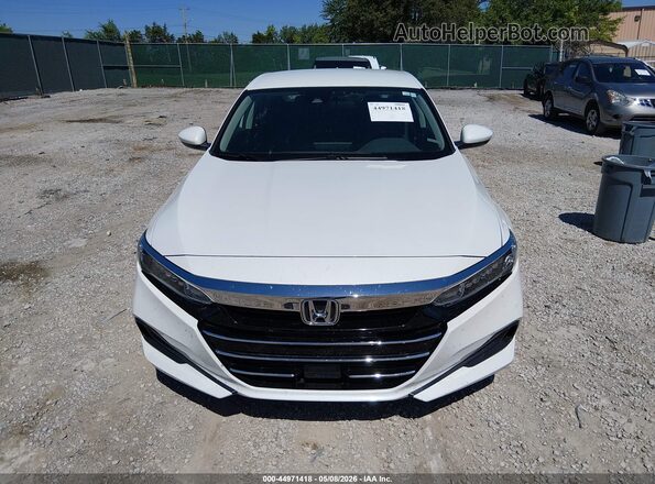 1HGCV1F17MA078927 2021 HONDA ACCORD Белый Вид щитка приборов