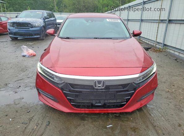 1HGCV1F18JA143182 2018 HONDA ACCORD Red 