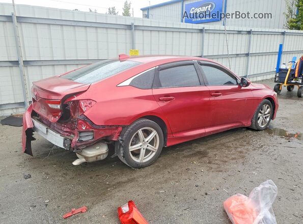 1HGCV1F18JA143182 2018 HONDA ACCORD Red 