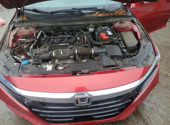 1HGCV1F18JA143182 2018 HONDA ACCORD Red 