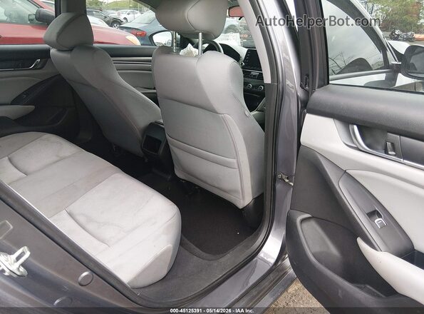 1HGCV1F18KA048509 2019 HONDA ACCORD Gray VIN კოდის სტიკერის ხედი