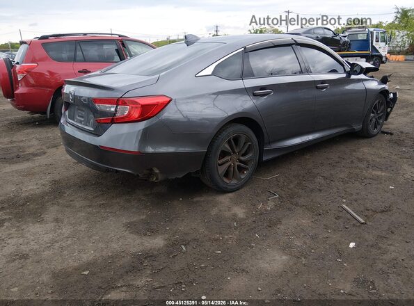 1HGCV1F18KA048509 2019 HONDA ACCORD Gray უკანა მარჯვენა