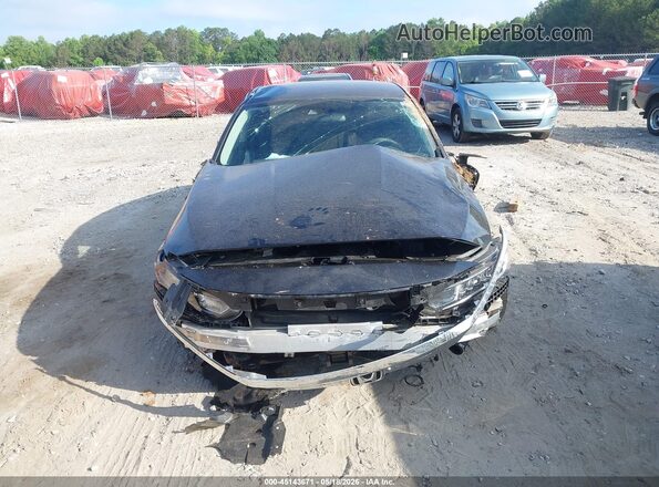 1HGCV1F18KA102326 2019 HONDA ACCORD Black Դիմացի տեսք