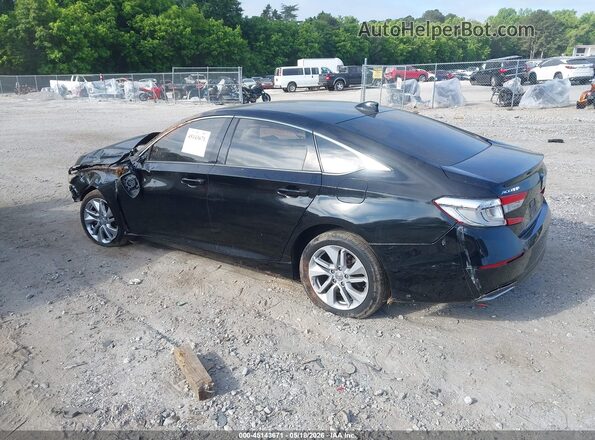 1HGCV1F18KA102326 2019 HONDA ACCORD Black Հետևի ձախ