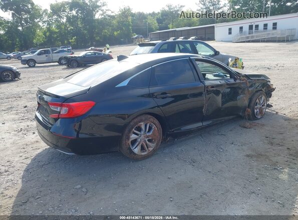 1HGCV1F18KA102326 2019 HONDA ACCORD Black Հետևի աջ