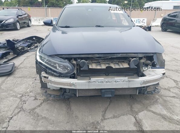 1HGCV1F19JA194142 2018 HONDA ACCORD Blue 