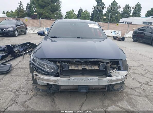 1HGCV1F19JA194142 2018 HONDA ACCORD Blue 