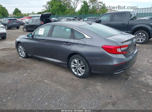 1HGCV1F19JA219136 2018 HONDA ACCORD Gray უკანა მარცხენა