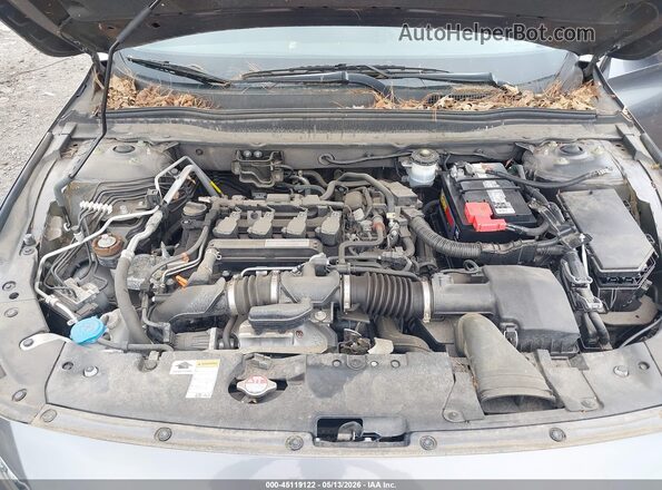 1HGCV1F19JA219136 2018 HONDA ACCORD Gray უკანა ხედი