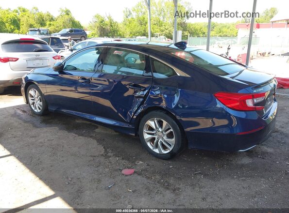 1HGCV1F19JA247373 2018 HONDA ACCORD Blue Tył lewy