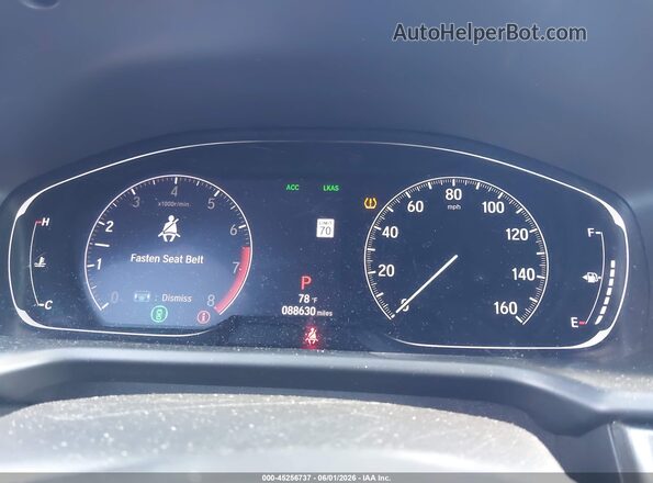 1HGCV1F1XJA101922 2018 HONDA ACCORD Black Widok tylnych siedzeń