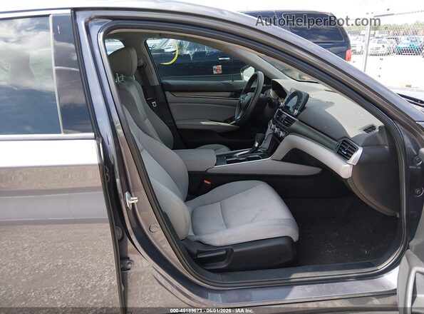 1HGCV1F1XLA114396 2020 HONDA ACCORD Gray Front interior view