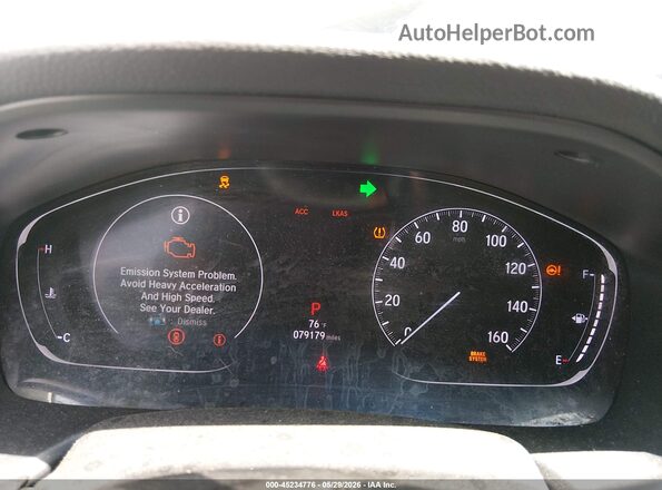 1HGCV1F1XLA117122 2020 HONDA ACCORD White Հետևի նստատեղերի տեսք
