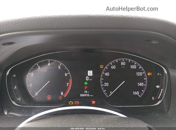 1HGCV1F1XNA040464 2022 HONDA ACCORD Gray უკანა სავარძლების ხედი