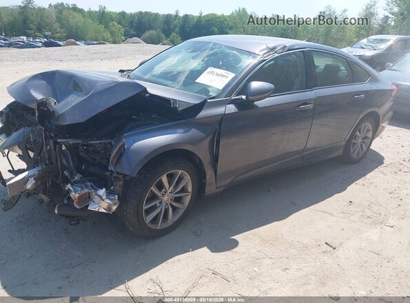 1HGCV1F1XNA066434 2022 HONDA ACCORD Gray Vista tres cuartos delantera izquierda