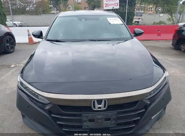 1HGCV1F30KA018003 2019 HONDA ACCORD Черный Вид щитка приборов