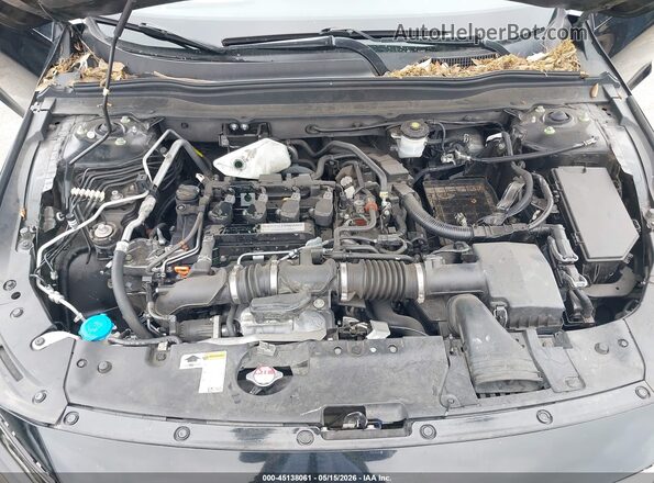 1HGCV1F30KA018003 2019 HONDA ACCORD Черный Вид сзади