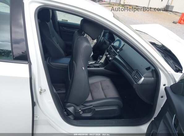 1HGCV1F30KA031236 2019 HONDA ACCORD White წინა სალონის ხედი