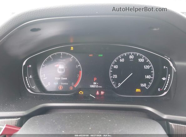 1HGCV1F30KA031236 2019 HONDA ACCORD White უკანა სავარძლების ხედი