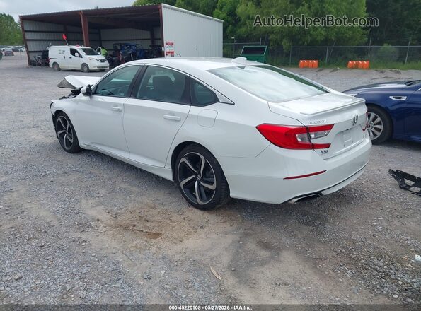1HGCV1F30KA031236 2019 HONDA ACCORD White უკანა მარცხენა