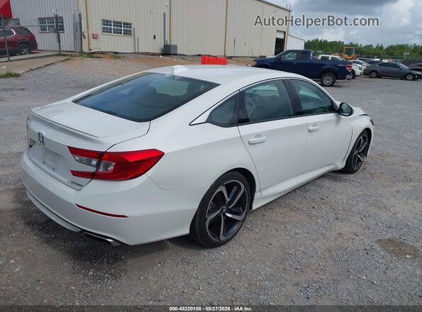 1HGCV1F30KA031236 2019 HONDA ACCORD White უკანა მარჯვენა