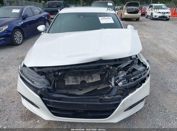 1HGCV1F30KA031236 2019 HONDA ACCORD White უკანა სალონის ხედი
