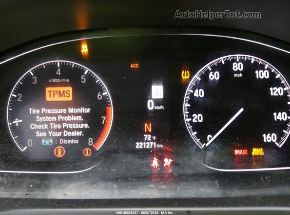 1HGCV1F30KA085331 2019 HONDA ACCORD Черный Вид задних сидений