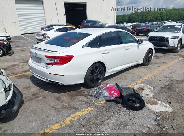 1HGCV1F30LA034669 2020 HONDA ACCORD White Задня права чверть
