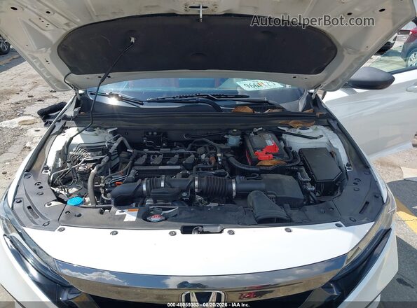 1HGCV1F30LA034669 2020 HONDA ACCORD White Вид ззаду
