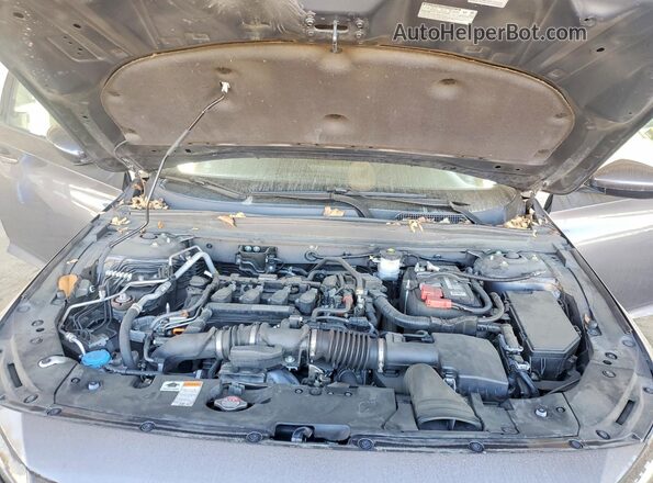 1HGCV1F30LA075609 2020 HONDA ACCORD Gray უკანა სალონის ხედი