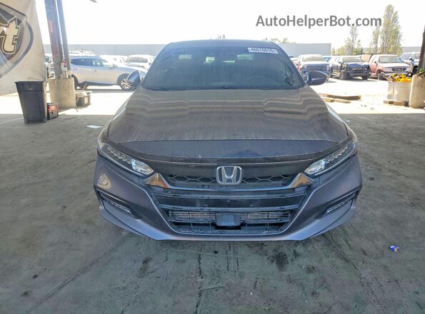 1HGCV1F30LA075609 2020 HONDA ACCORD Gray წინა ხედი