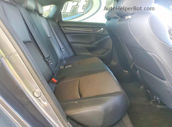 1HGCV1F30LA075609 2020 HONDA ACCORD Gray უკანა სავარძლების ხედი