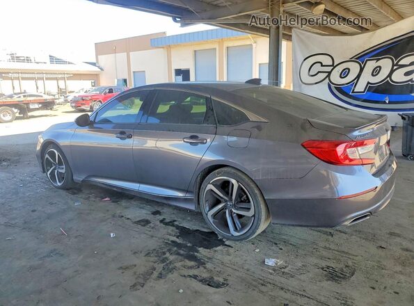 1HGCV1F30LA075609 2020 HONDA ACCORD Gray უკანა მარცხენა