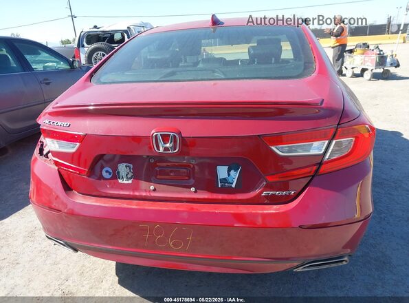 1HGCV1F30LA078770 2020 HONDA ACCORD Red 