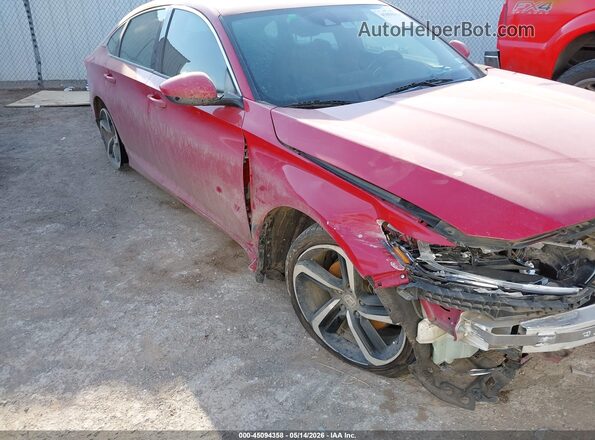 1HGCV1F30LA118989 2020 HONDA ACCORD Red წინა ხედი