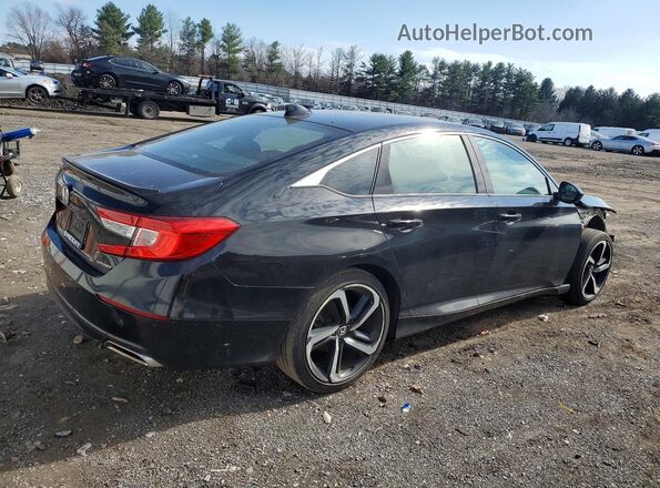 1HGCV1F30LA139650 2020 HONDA ACCORD Black Задня права чверть