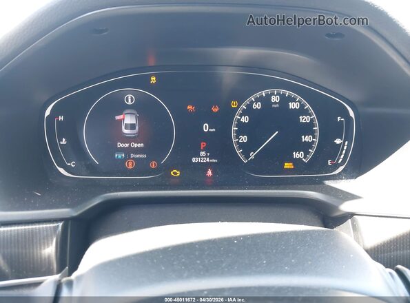 1HGCV1F30NA099301 2022 HONDA ACCORD White Vista de los asientos traseros