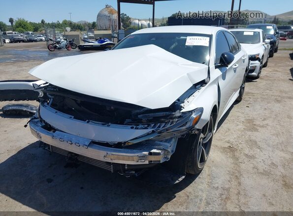 1HGCV1F30NA099301 2022 HONDA ACCORD White Vista frontal