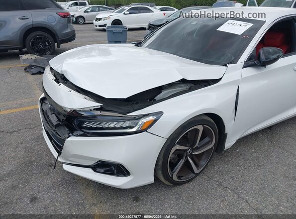 1HGCV1F30NA110894 2022 HONDA ACCORD White 