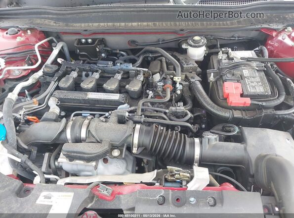 1HGCV1F31KA012145 2019 HONDA ACCORD Red Հետևի տեսք