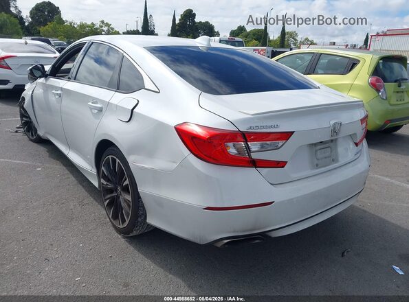 1HGCV1F31KA016373 2019 HONDA ACCORD White Задня ліва чверть
